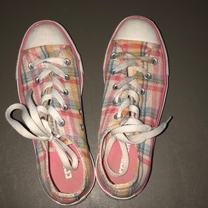 Plaid converse